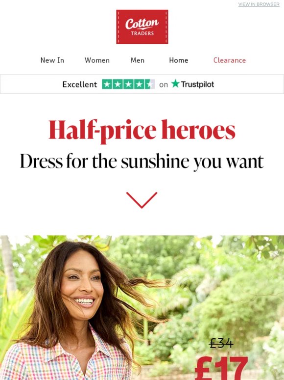 There's still time to get your 3 HALF PRICE offers