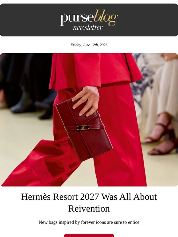 The Hermès Resort 2027 Runway Bags Are 🙀