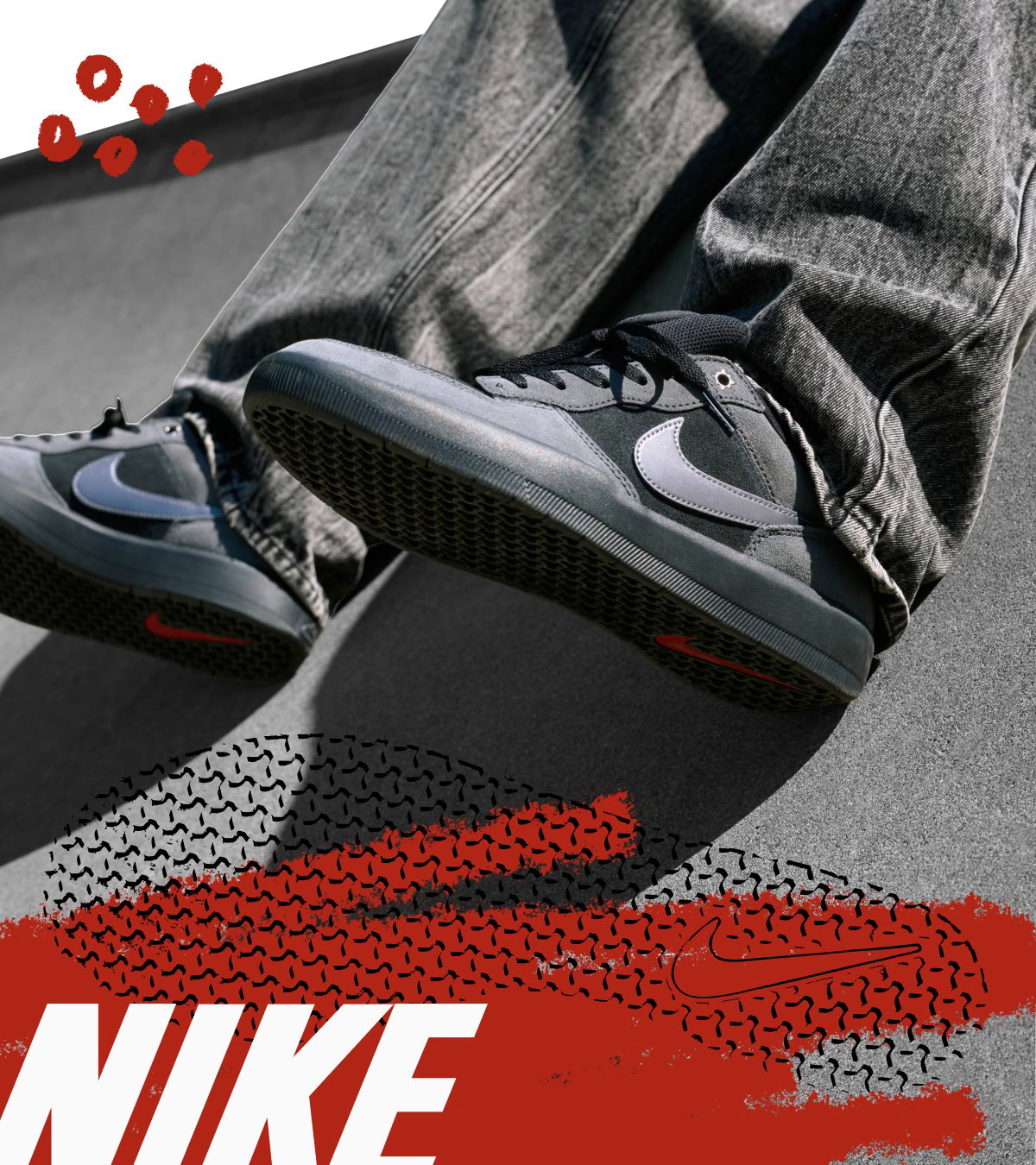 Shop skate shoes from Nike, like the P-Rod 1's in black and gum
