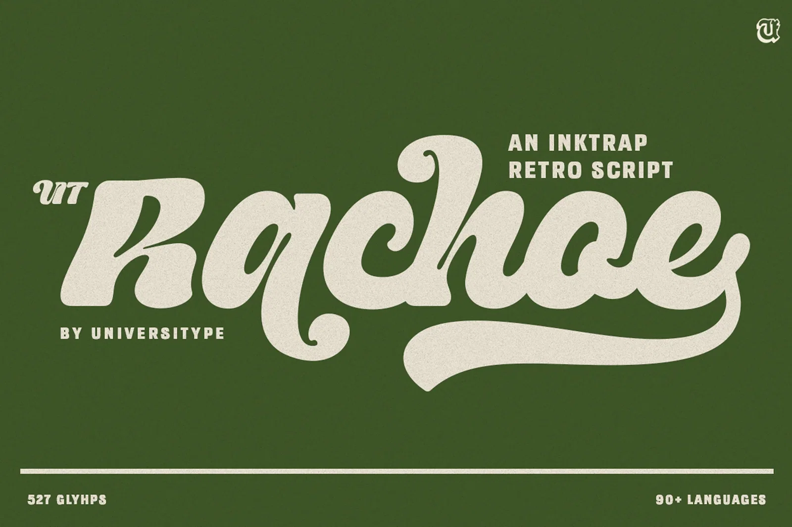 Rachoe - An Inktrap Retro Script