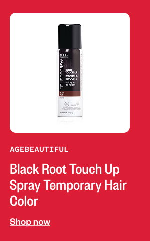AGEBEAUTIFUL | BLACK ROOT TOUCH UP SPRAY TEMPORARY HAIR COLOR - SHOP NOW