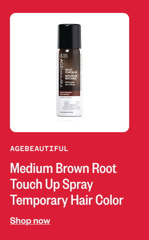 AGEBEAUTIFUL | MEDIUM BROWN ROOT TOUCH UP SPRAY TEMPORARY HAIR COLOR - SHOP NOW