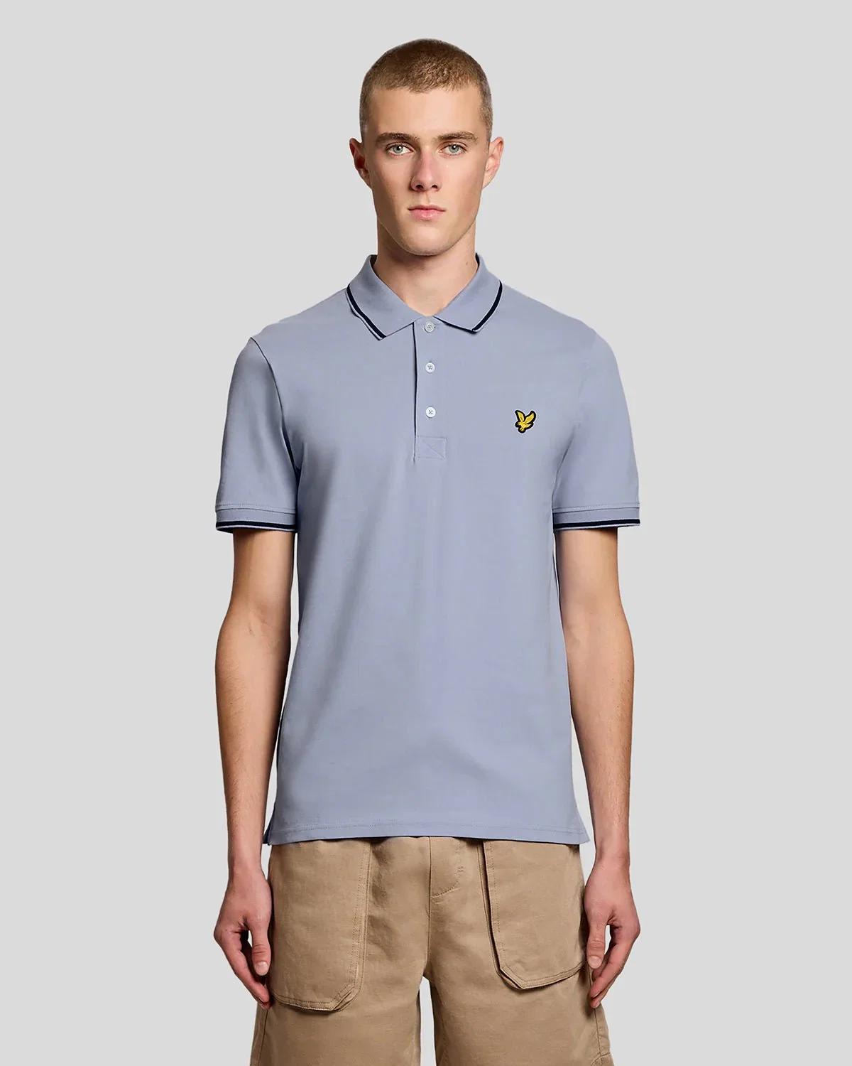 Image of Tipped Polo Shirt