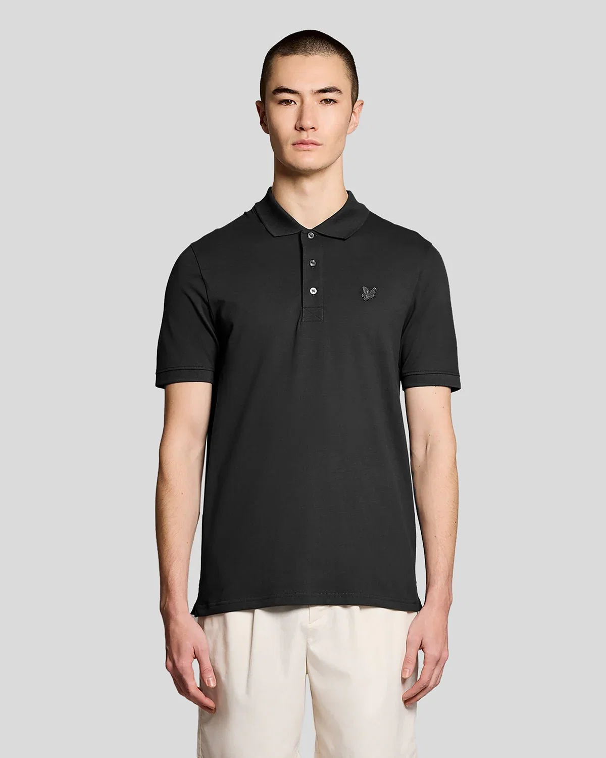 Image of Superfine Cotton Polo Shirt