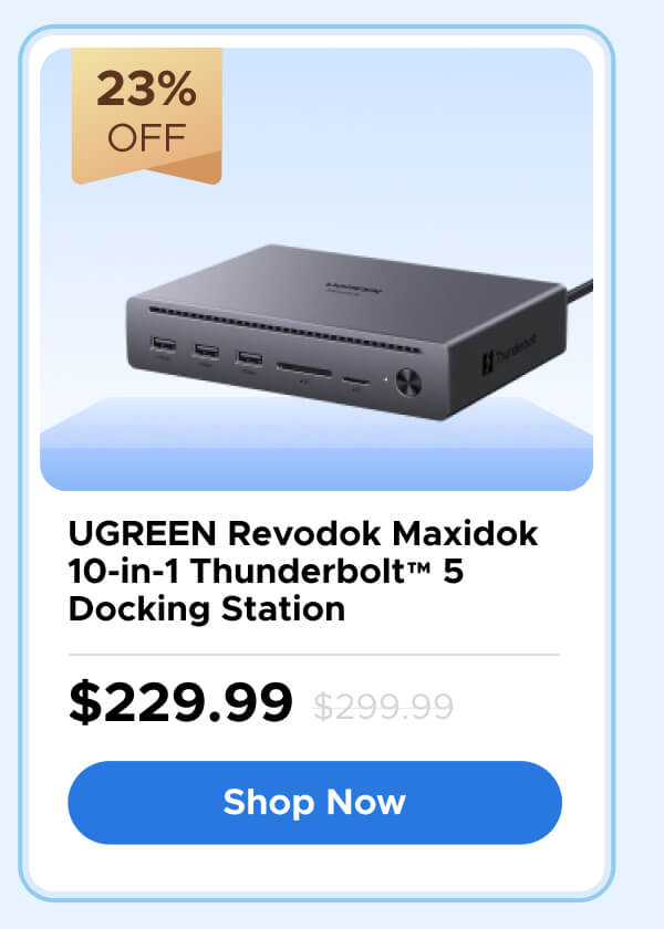 UGREEN Revodok Maxidok 10-in-1 Thunderbolt™ 5 Docking Station