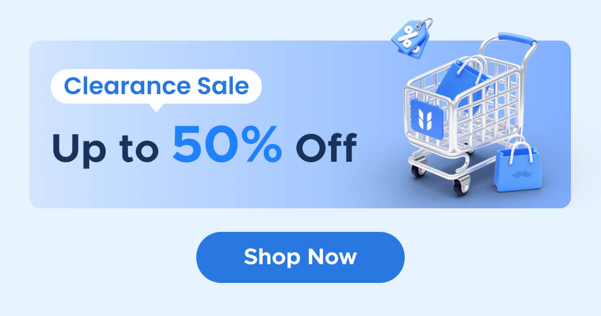 Clearance Sale: Up to 50% Off