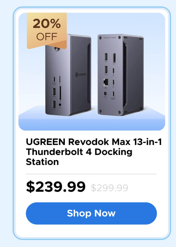 UGREEN Revodok Max 13-in-1 Thunderbolt 4 Docking Station