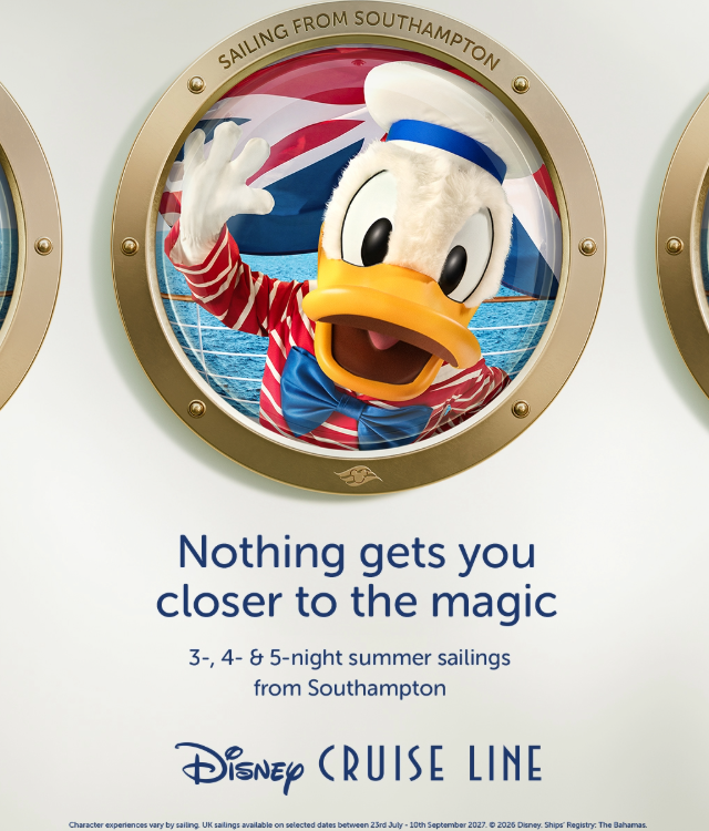 Disney Cruise Line: Disney Wish is coming to the UK summer 2027