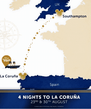 La Coruna map