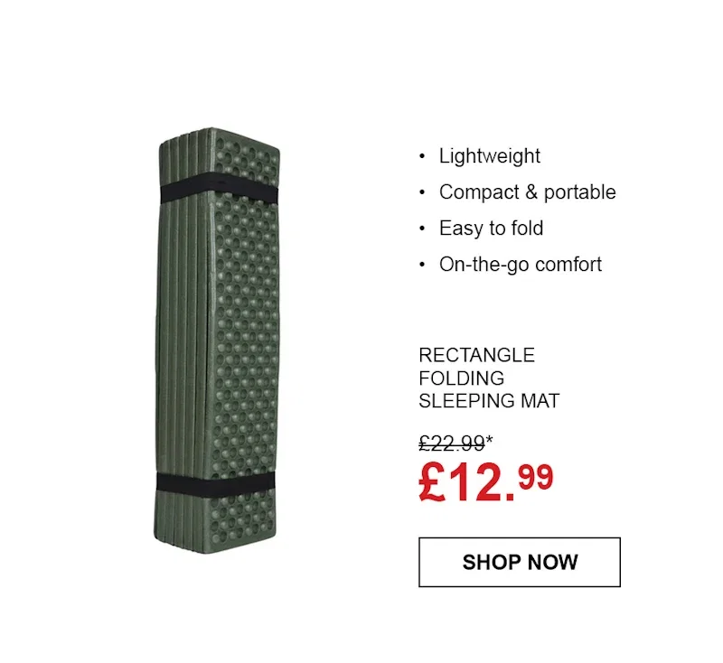 Rectangle Folding Sleeping Mat