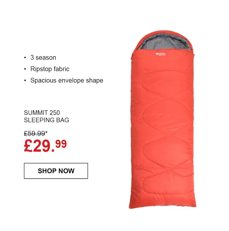 Summit 250 Sleeping Bag