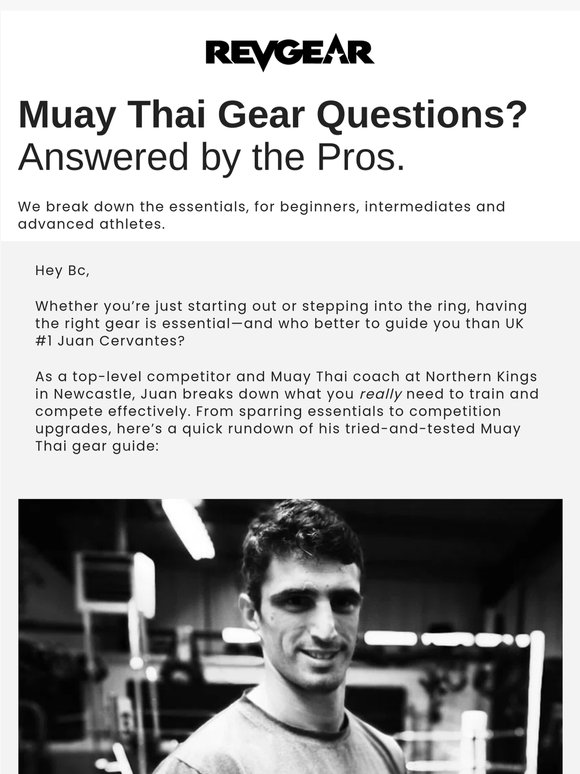 Ultimate Muay Thai Gear Guide - By Juan Cervantes