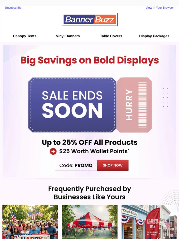 24 Hours Left: Up to 25% OFF Everything