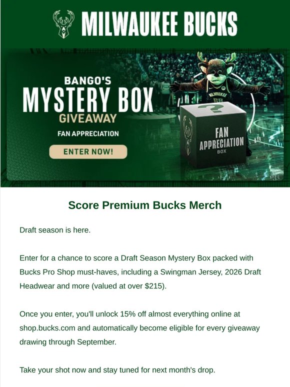 Draft Season = Giveaway Season