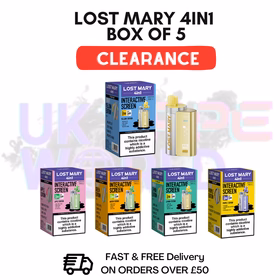 Lost Mary 4IN1 Kit (CLEARANCE) BOX OF 5 - ONLY £19.99