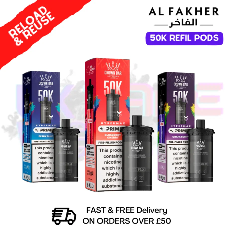 Al Fakher 50K Replacement Pods - Only £6.99
