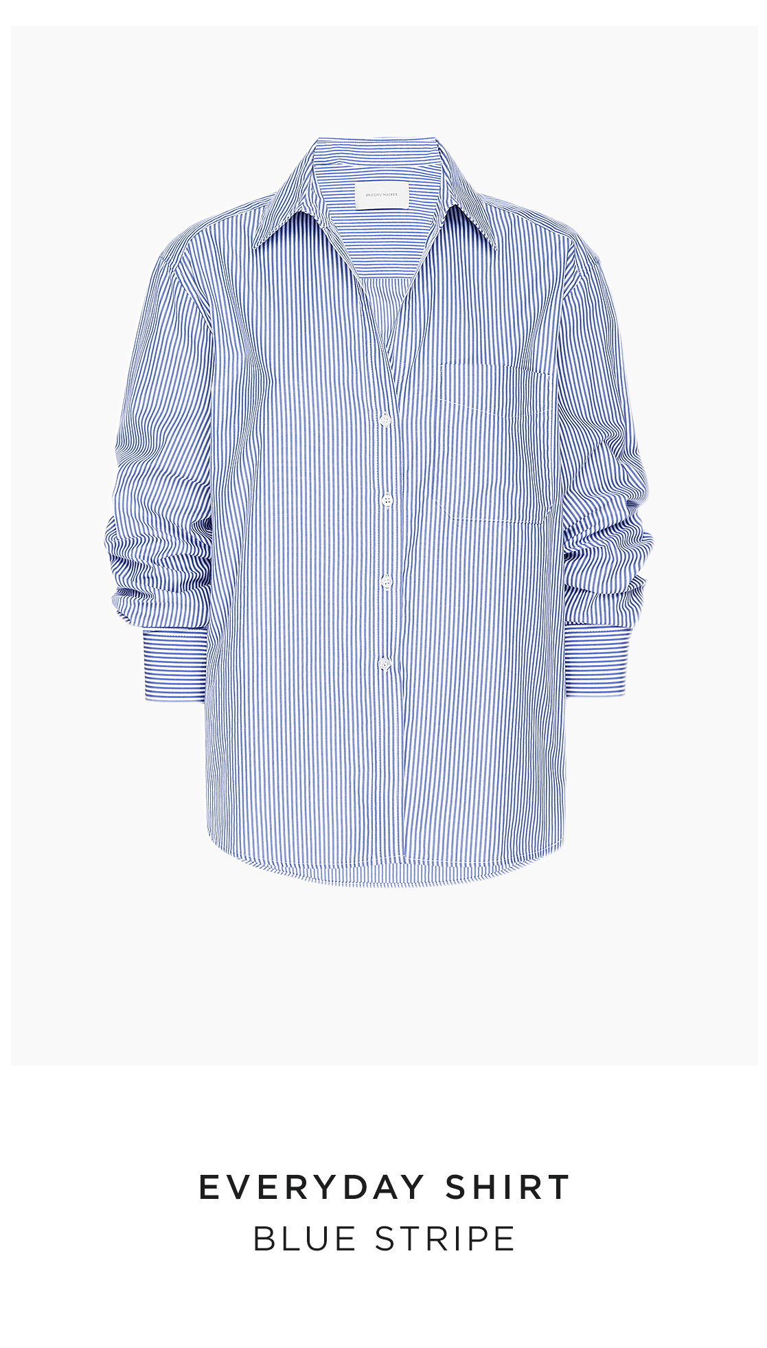 Everyday Shirt in Blue Stripe