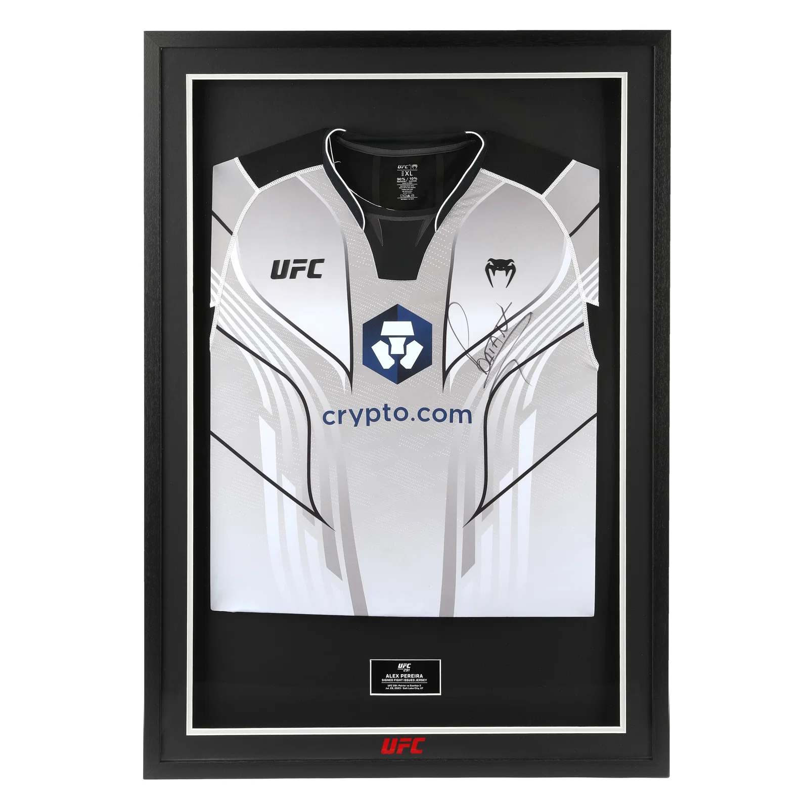Image of Alex Pereira Signed Fight Jersey UFC 291