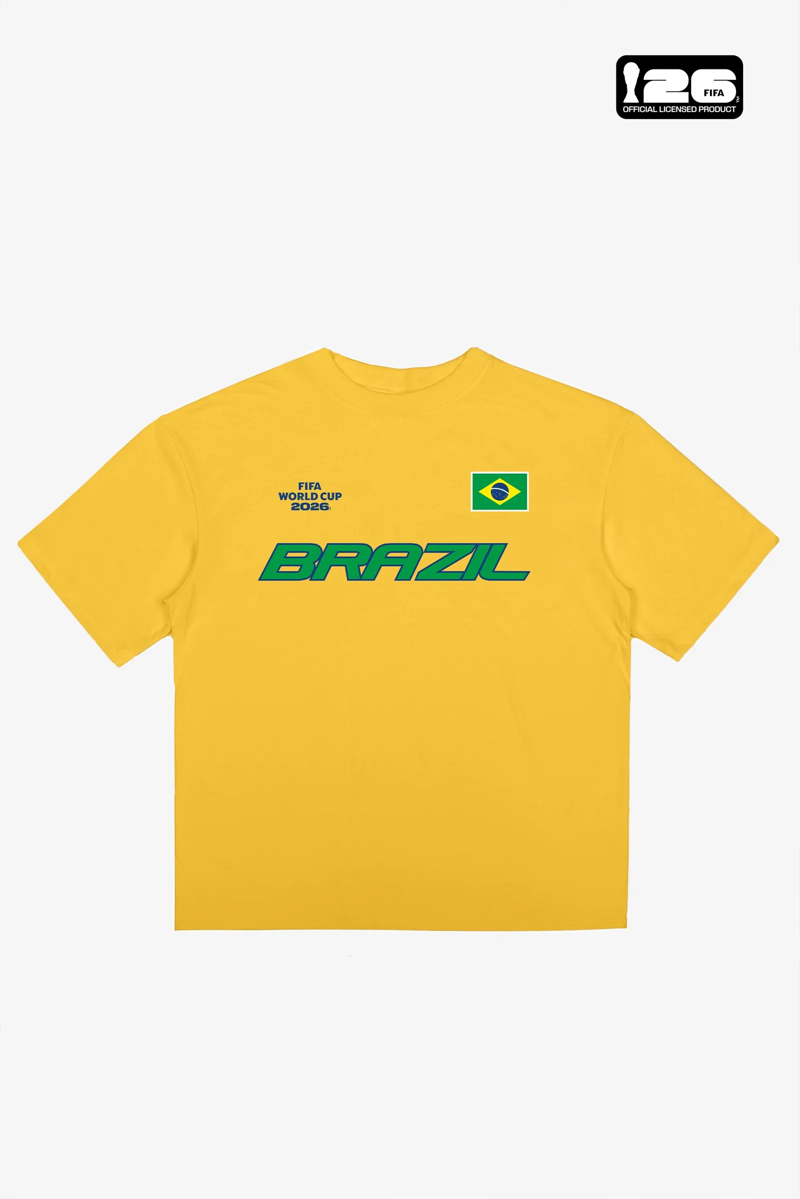 Image of FIFA World Cup 2026™ Brazil Tri Logo T-Shirt - Yellow