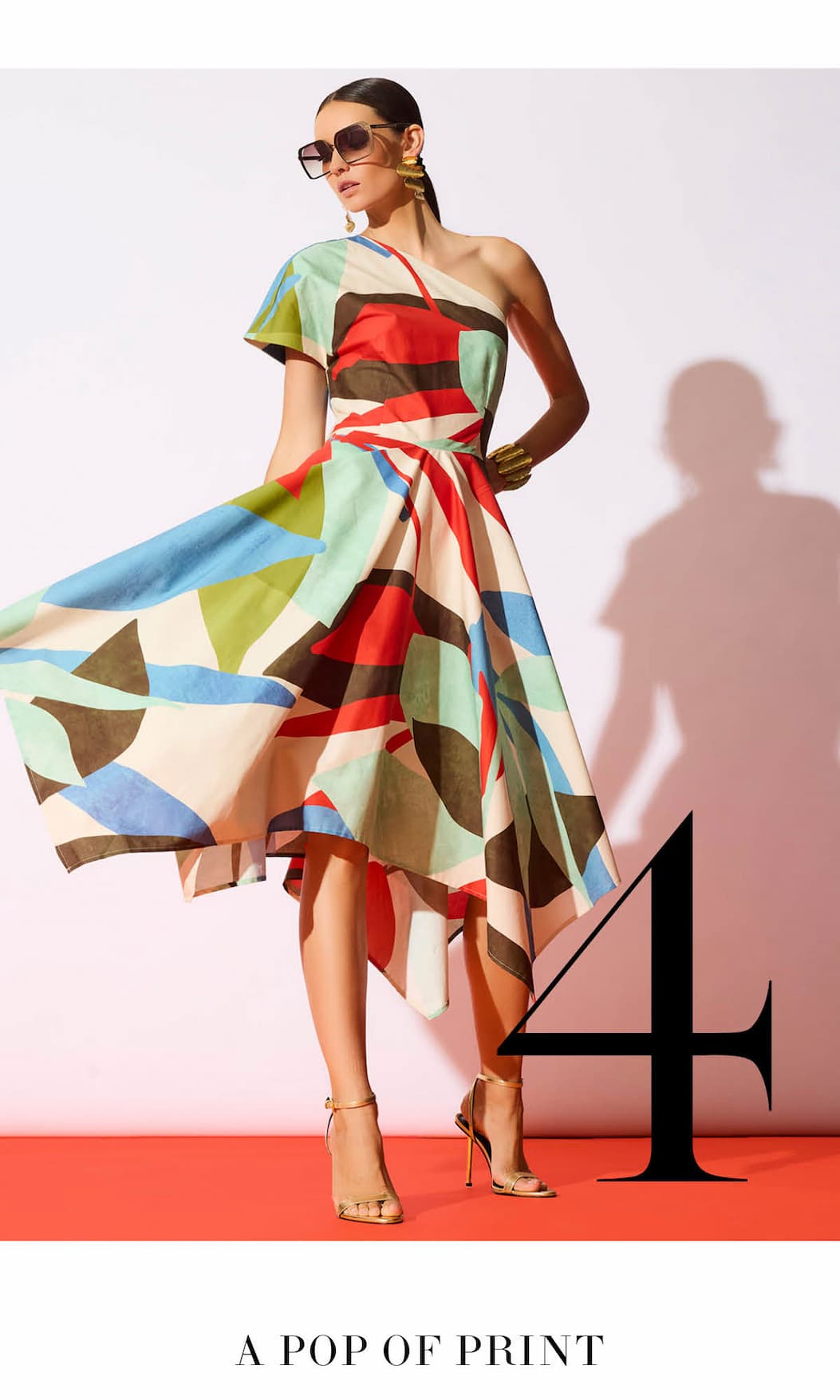 A pop of print
