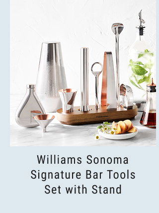 exclusive - Williams Sonoma Signature Bar Tools Set with Stand