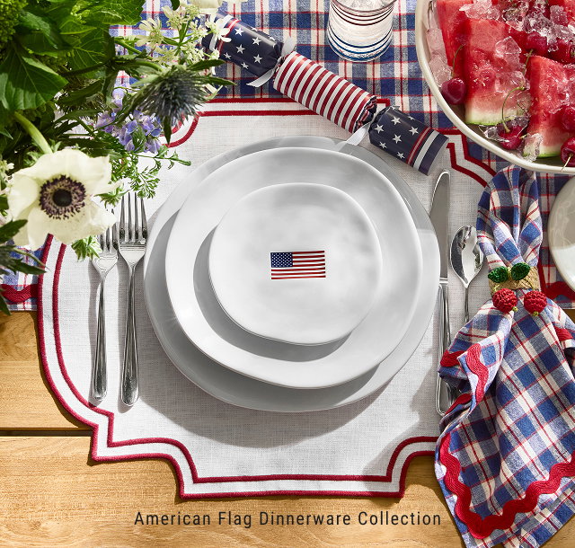 American Flag Dinnerware Collection
