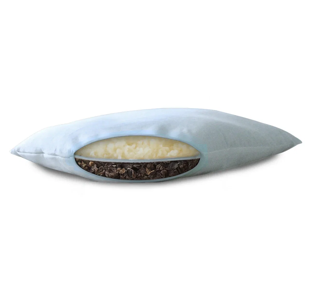 Image of Hybrid Pillow : Natural Wool & Buckwheat