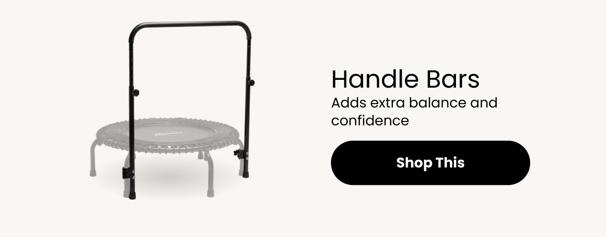two trampolines = next-level bounce energy