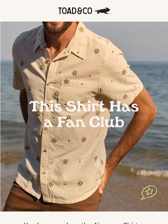 "Received this shirt and immediately ordered two more"