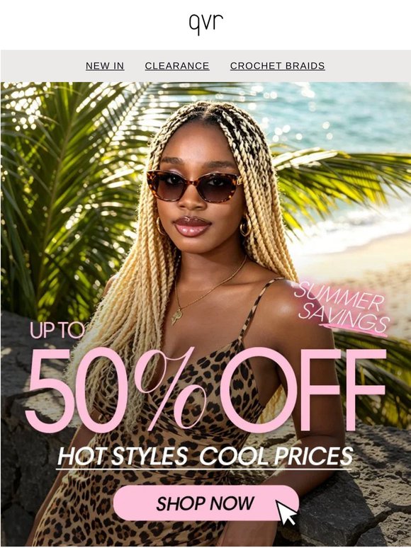 Confirmed: Your 50% OFF savings have been applied