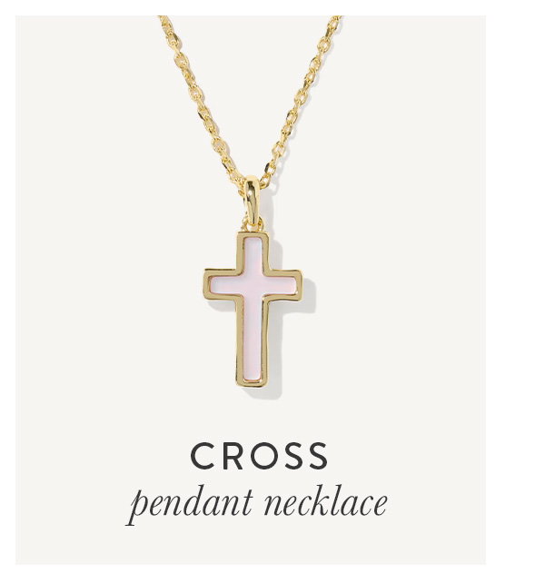 Cross pendant necklace