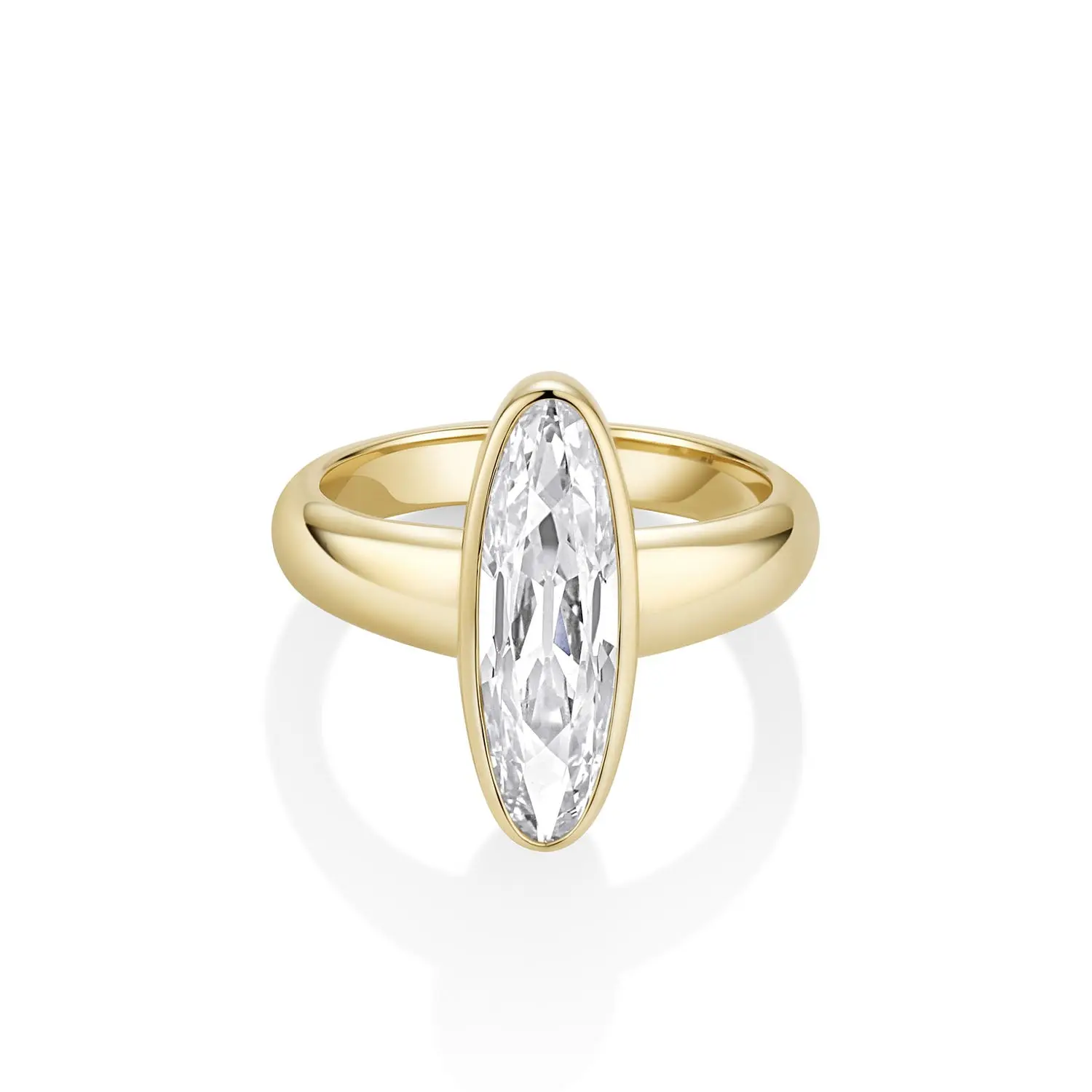Image of 2.52ct Old Mine Lab Created Diamond Ring
