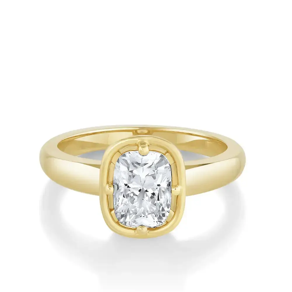 Image of 4.03ct Lab-Created Diamond Georgia Engagement Ring