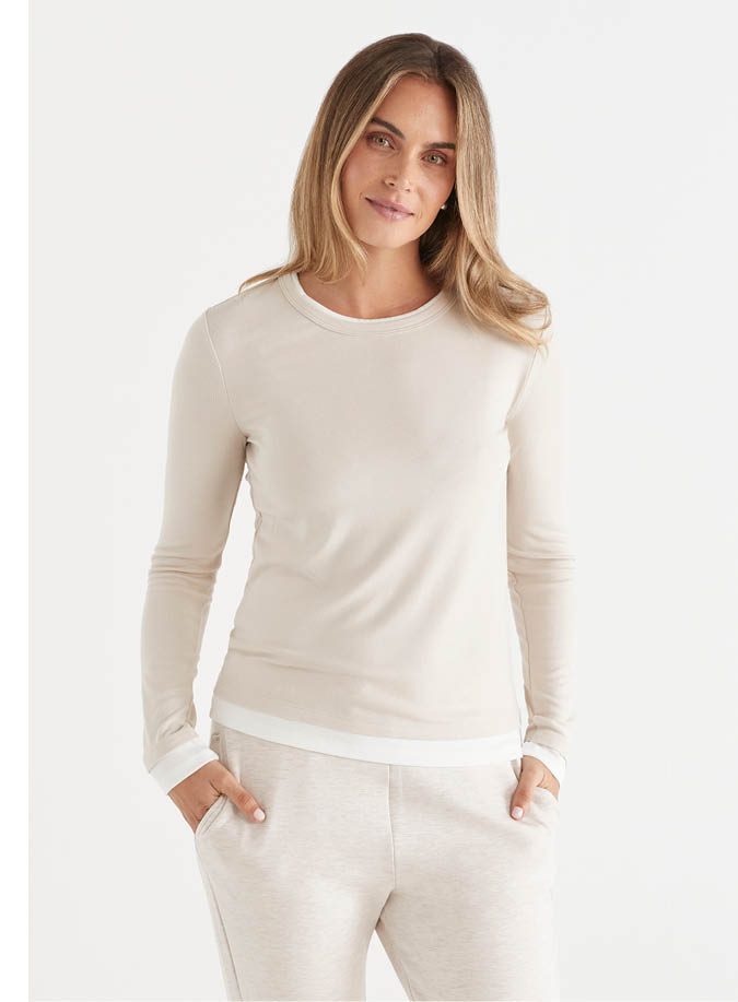 Double Layer Long Sleeve Top