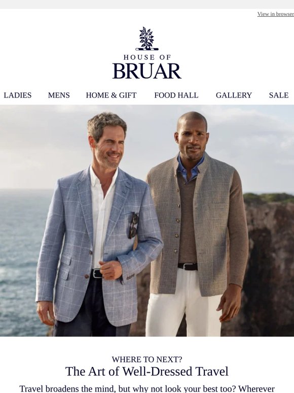 Mr —: Your Travel Wardrobe