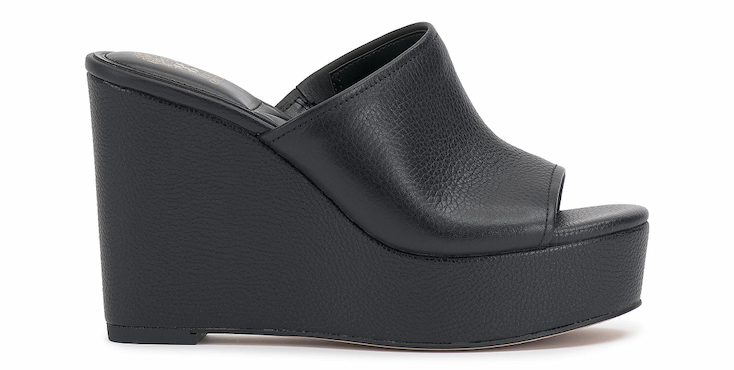 Etta Wedge Sandal Black