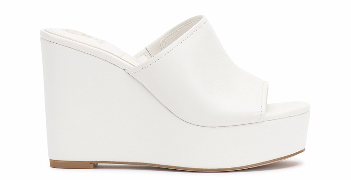 Etta Wedge Sandal Bianco