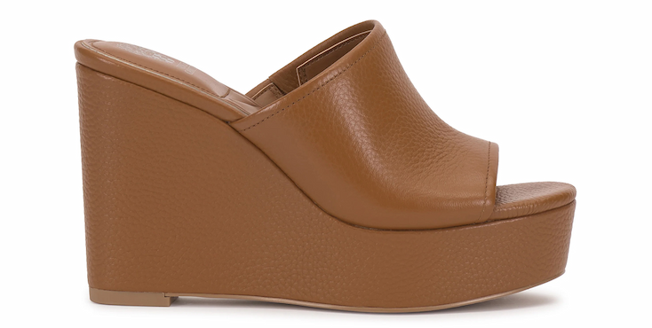 Etta Wedge Sandal Golden Walnut