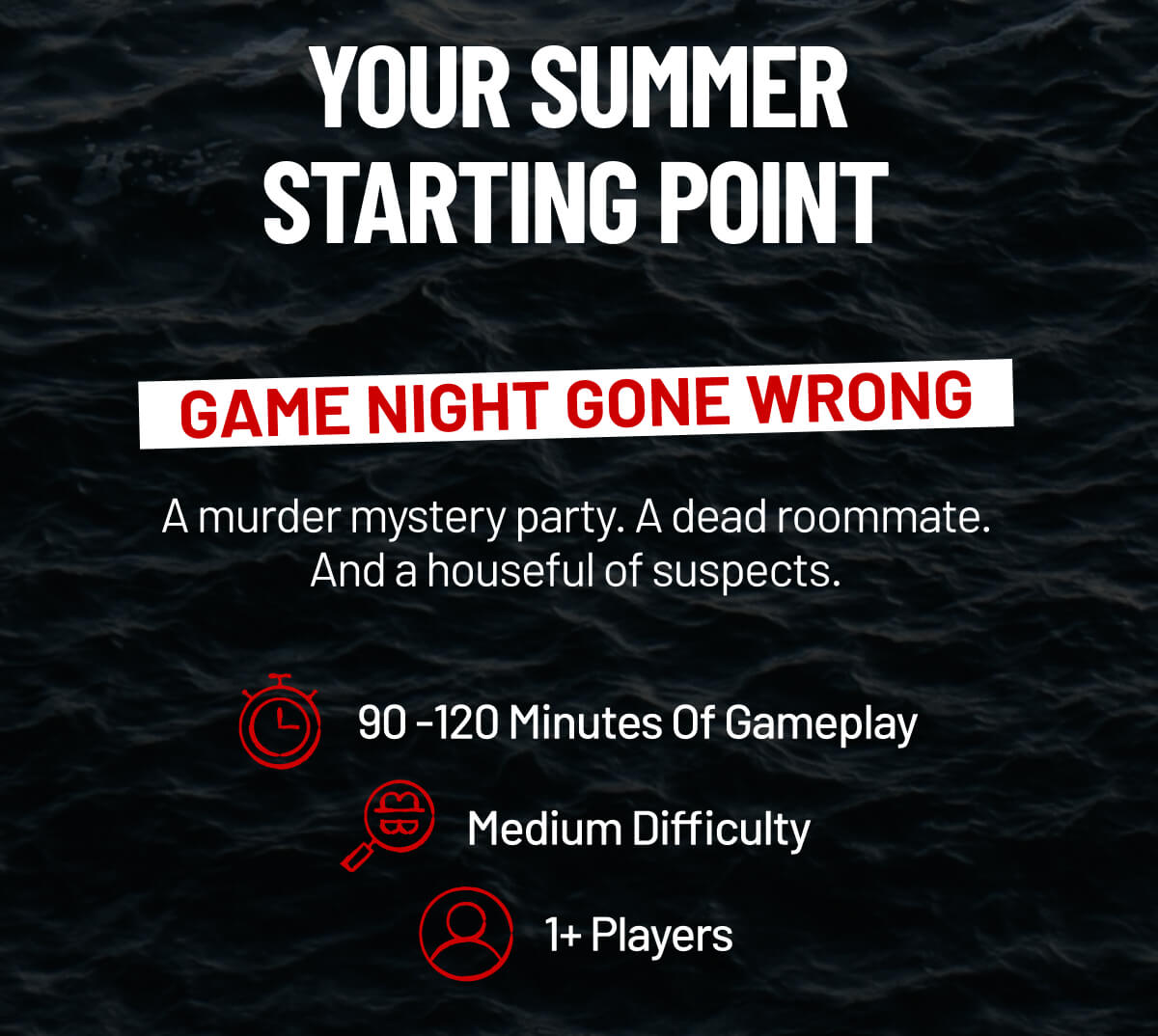 Your Summer Starting Point | Game Night Gone Wrong
