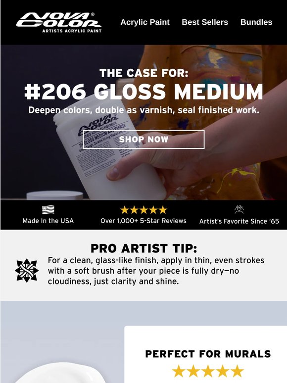 ✨ Gloss Medium That Seals and Shines