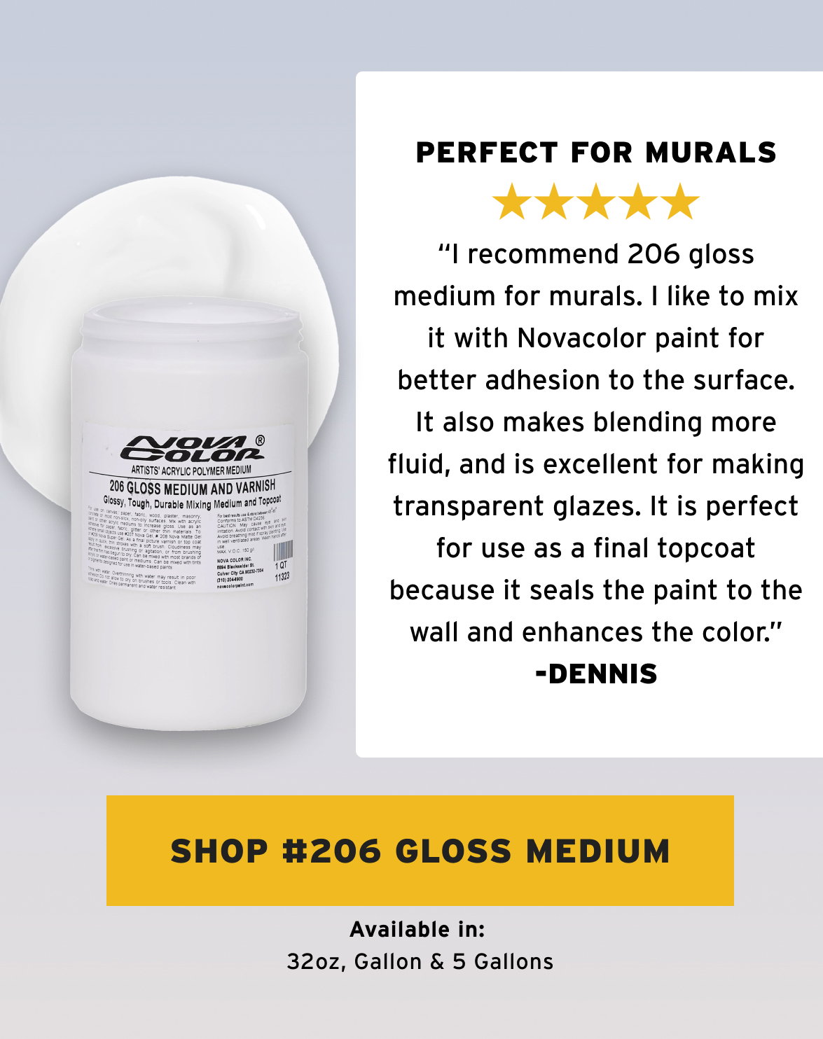 206 Gloss Medium testimonial