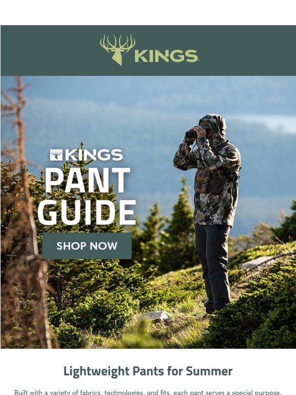 Lightweight Pants for Scouting & Early Season