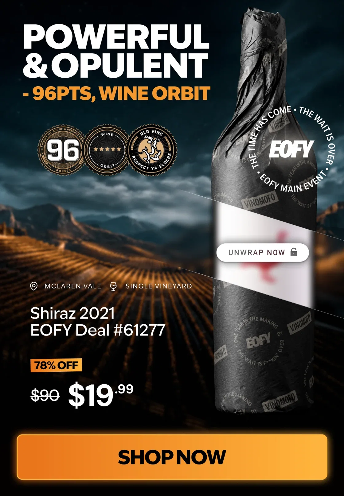 6pk Cape Barren Coach Block Shiraz 2021 750mL