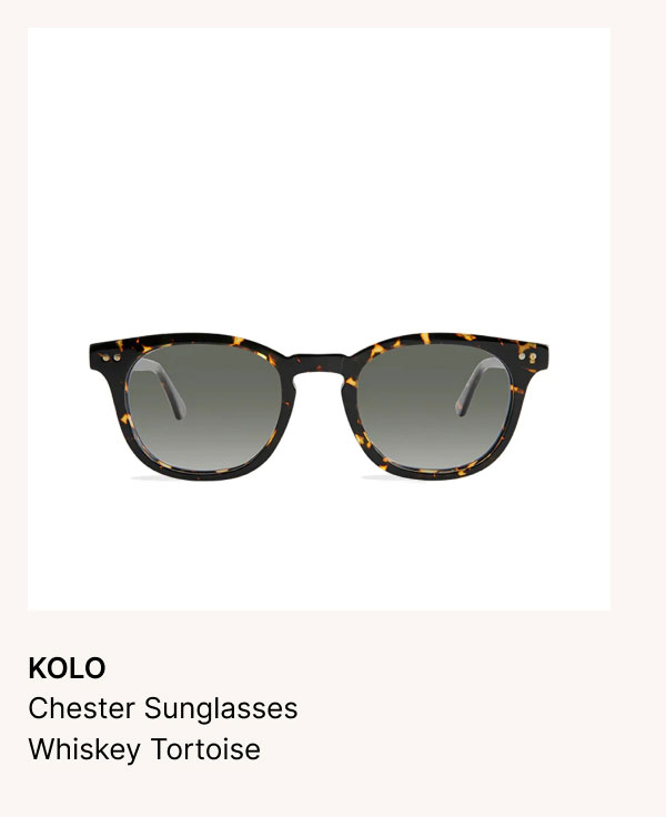 KOLO Chester Sunglasses Whiskey Tortoise