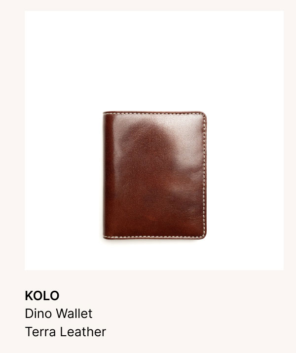 KOLO Dino Wallet Terra Leather