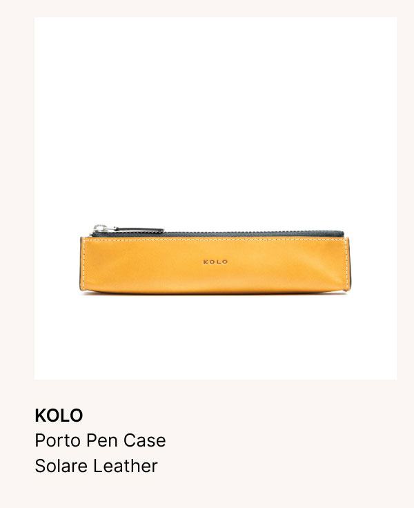 KOLO Porto Pen Case Solare Leather