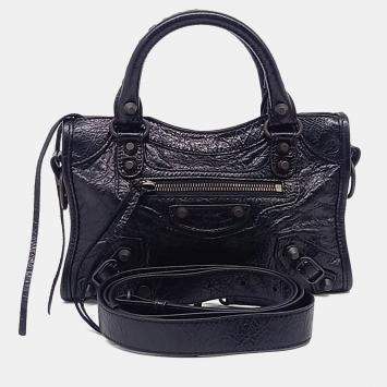 Black Leather  Le City Mini Ba