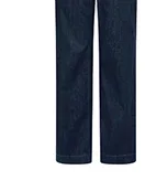 Wide Leg Cotton-stretch Jeans