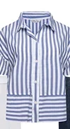 Striped Short Sleeve Shirt