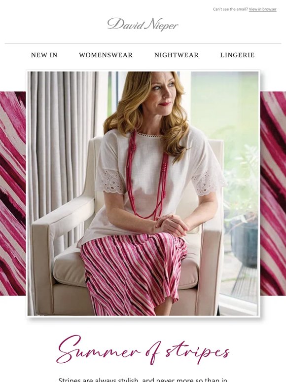 Stripes that flatter and inspire!